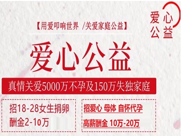 河南捐卵助孕生子 爱心志愿者招募